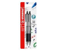 STABILO - Penna a Sfera - pointball colorful | Pack da 2, Nero
