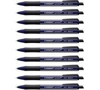 STABILO pointball - Penna a Sfera - Wildflower Edition - Inchiostro Blu - Confezione da 10 - Blu elettrico