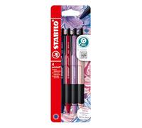 STABILO pointball - Penna a Sfera - Wildflower Edition - Inchiostro Blu - Astuccio da 4 - Colori assortiti
