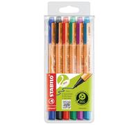 STABILO GREENpoint penna tecnica Nero, Blu, Lillà, Arancione, Rosso, Turchese 6 pz