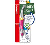 Stabilo EASYoriginal Metallic - Penna Roller Ergonomica - per Mancini - Rosa Neon - Cartuccia Blu inclusa