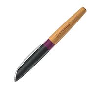 Climate-Neutral Fountain Pen - STABILO Grow - Pack of 1 - Plum Red/Cherry Wood