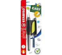 STABILO Facile Buddy Scrittura Penna Stilografica - Mancini Punta (L) - Nere