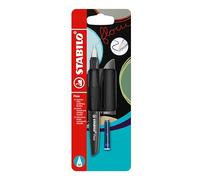 Stabilo Flow ACTIVE - Penna Stilografica - in Nero - Pack da 1 - Cartuccia inclusa