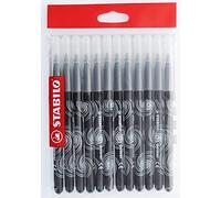 STABILO - Pennarello - power | Punta Media, Pack da 12, Nero