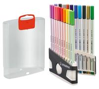 STABILO - Pennarello Premium con punta a pennello - Pen 68 brush | ARTY, Colorparade, Astuccio da 20, Colori assortiti