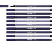 Stabilo Pen 68 - Pennarello Premium - Confezione da 10 - Blu di Prussia