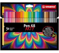STABILO - Pennarello Premium - Pen 68 | ARTY, Astuccio da 30, Colori Assortiti