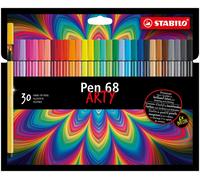 STABILO - Pennarello Premium - Pen 68 | ARTY, confezione da 30 pezzi
