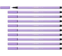 STABILO - Pennarello Premium - Pen 68 | Confezione da 10, Lilla Chiaro