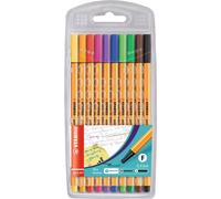 STABILO Point 88 Confezione 10 fineliner multicolore