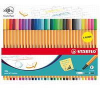 Stabilo point 88 - Fineliner - Astuccio da 30 - Colori assortiti