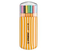 STABILO point 88 - Fineliner - Box Zebrui - Astuccio da 20 - Colori assortiti