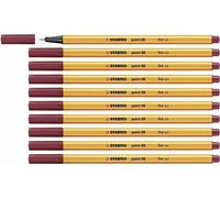 STABILO Point 88 Fineliner Penne Assortiti Colori Disegno Tecnico Colorare X 10