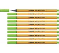 STABILO Point 88 Fineliner Penne Assortiti Colori Disegno Tecnico Colorare X 10