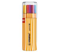 STABILO point 88 - Fineliner - Twin-Pack - Astuccio con 20 - Colori assortiti