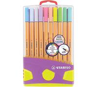 ASTUCCIO 20 STABILO POINT 88 COLORI PASTELLO