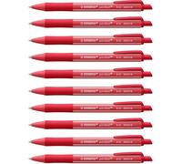 STABILO pointball colorful - Penna a Sfera - Confezione da 10 - Rosso