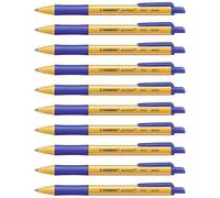 STABILO - pointball - Penna a Sfera Ecosostenibile - CO2 neutral - Confezione da 10 - Blu
