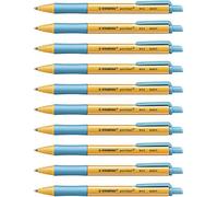 Stabilo pointball - Penna a Sfera Ecosostenibile - CO2 neutral - Confezione da 10 - Turchese
