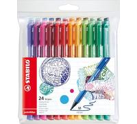 Stabilo pointMax - Fineliner Premium - Astuccio da 24 - Colori assortiti