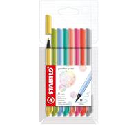 Stabilo pointMax - Fineliner Premium - Astuccio da 8 Pastel - Colori assortiti