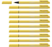 Stabilo pointMax - Fineliner Premium - Confezione da 10 - Giallo chiaro