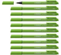 STABILO pointMax - Fineliner Premium - Confezione da 10 - Verde - Chiaro