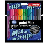 Stabilo pointMax - Fineliner Premium - Snooze One Edition - Astuccio da 15 - Colori assortiti