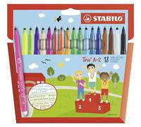 Pennarelli STABILO Trio A-Z 18 colori vivaci