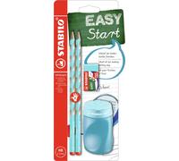 STABILO - School Set - EASYgraph S | Azzurro, per Destrimani, con Gomma + Temper