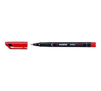 STABILO Set di 10 feltri per pellicole OHPen Universal Permanent S, 0,4 mm, colore: Rosso