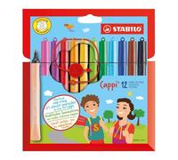 Stabilo - Set di 12 Pennarelli Ergonomici Cappi