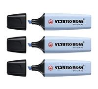Evidenziatore Stabilo Boss Pastel - tratto 2 - 5 mm - azzurro ghiaccio 70 - Stabilo