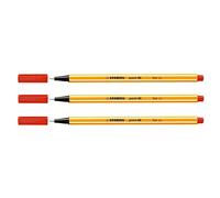 Fineliner Point 88 - punta 0,4mm - rosso - Stabilo
