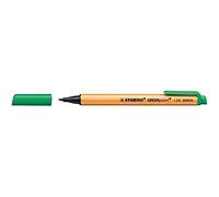 STABILO Set di 5 penne in feltro greenpoint, punta larga, 0,8 mm, colore: verde