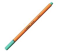 STABILO Set di 5 penne in feltro punto 88 Pe Fine 0,4 mm, colore: Verde chiaro