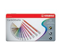 Stabilo Stagnato Arte Prodotti Carbothello Gessetti Pastello Matite Colorate 12