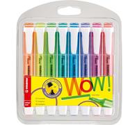 STABILO swing cool Pastel evidenziatore 8 pz Punta smussata Blu, Verde, Arancione, Rosa, Rosso, Viola, Giallo