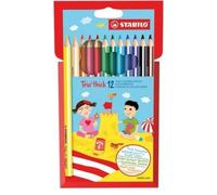 STABILO Trio matite colorate spesse set da 12 colori