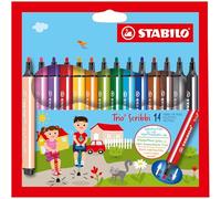 Stabilo Trio Scribbi set di 14 pennarelli