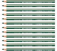 Stabilo Trio thick - Matita Colorata Triangolare - Confezione da 12 - Verde Foglia