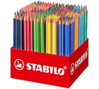 Stabilo Trio thick - Matita colorata triangolare - School Box da 300-20 Colori assortiti