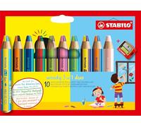 STABILO woody 3 in 1 duo Multicolore 10 pz