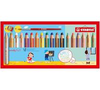 Multi-Talented Pencil - STABILO woody 3 in 1 - Pack of 18 - Assorted Standard an