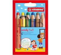 STABILO Woody 3 in 1 Multicolore 6 pz