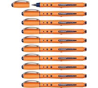 STABILO worker+ medium - Penna Roller - Tratto 0,5 mm - Confezione da 10 - Blu