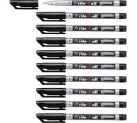Stabilo Write-4-all - Marcatore - Tratto Fine (0,4 mm) - Confezione da 10 - Nero