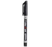 STABILO-'WRITE 4-ALL'CD/DVD MARKER MARQUEUR PERMANENT MULTI-USAGES-NOIR-TAILLE M (LOT DE 3)