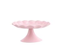 Stable and Decorative Pink Cake Stand - Multi-Functional Holder for Cupcakes, Desserts, and Fruits